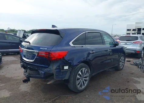2014 Acura Mdx Technology Package from USA, damaged, VIN 5FRYD3H43EB019469
